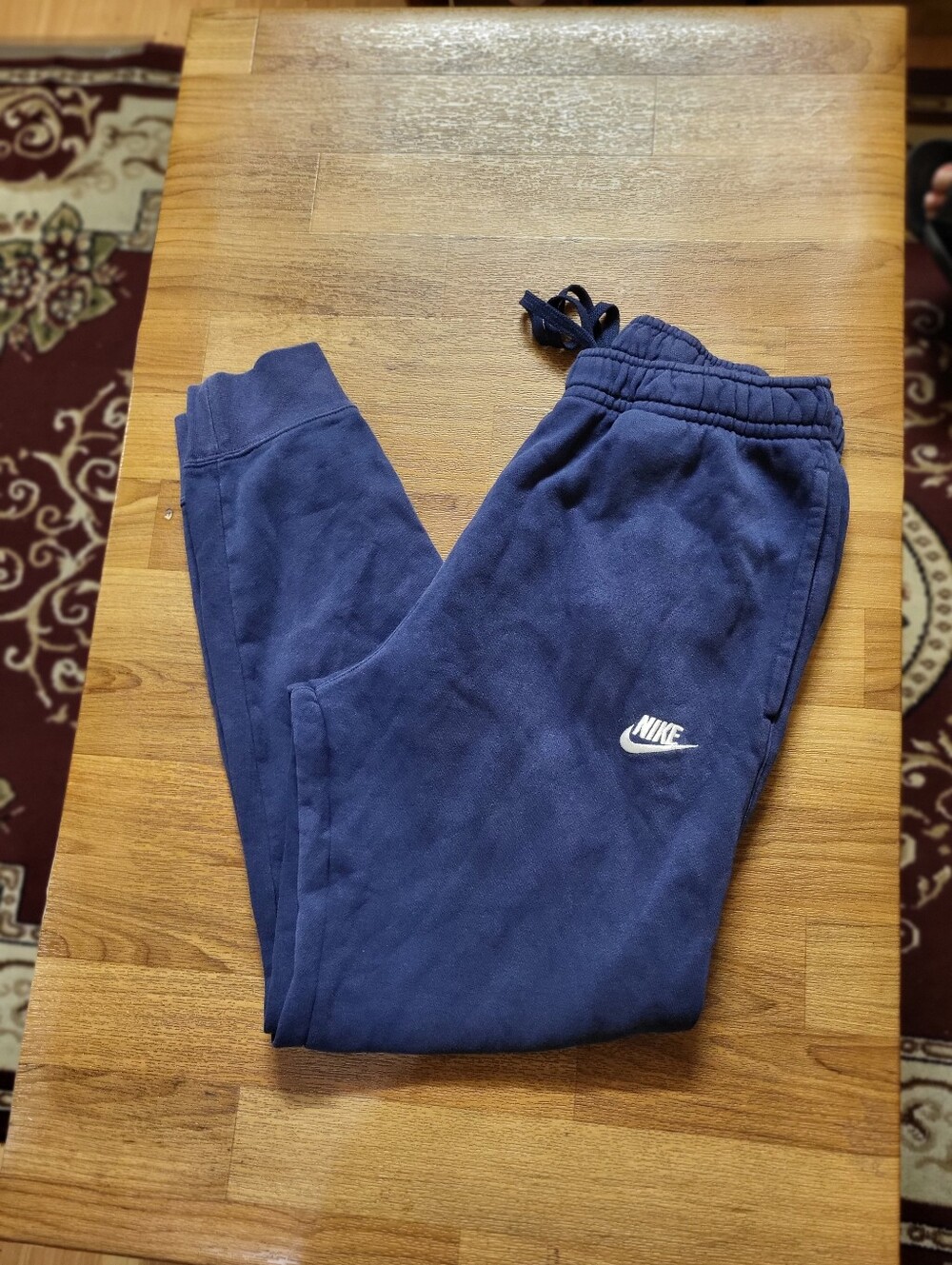 Nike Sweatpants Women's Medium Navy Blue Sportswear Club Fleece Joggers Workout